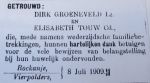 Groeneveld Arie Dirk 16-01-1884 Huwelijk 1909 (n.n.).jpg